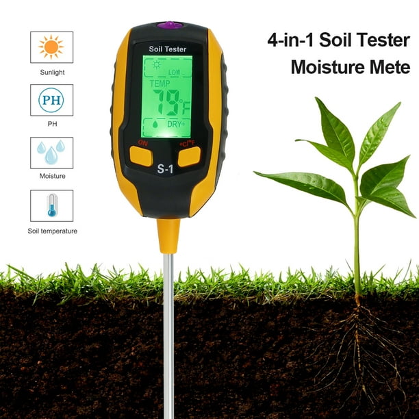 Garden Pot Plant Soil PH Tester Moisture Meter Analyzer Measurement Probe S1#